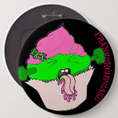 Badge Rond 15,2 Cm Frankencupcake Button (Devant & derrière)