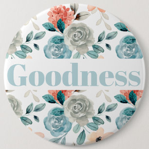 Badge Rond 15,2 Cm Fruit de l'Esprit Bouton - Bonté