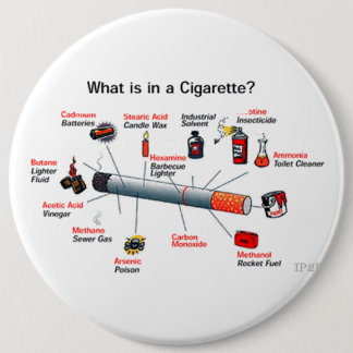 Badge Rond 15,2 Cm fumée