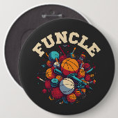 Badge Rond 15,2 Cm Funcle (Devant & derrière)