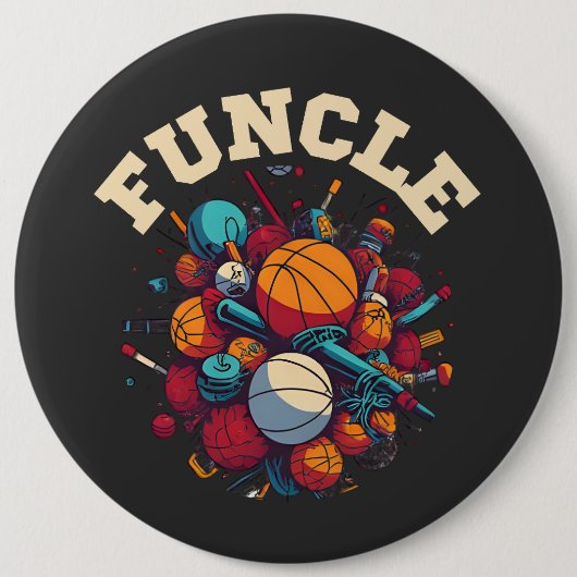 Badge Rond 15,2 Cm Funcle (Devant)