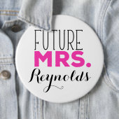 Badge Rond 15,2 Cm Futur Mme (En situation)