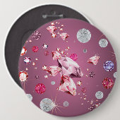 Badge Rond 15,2 Cm Galaxie de diamant 9 (Devant & derrière)