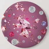 Badge Rond 15,2 Cm Galaxie de diamant 9 (Devant)