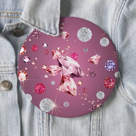 Badge Rond 15,2 Cm Galaxie de diamant 9 (En situation)