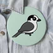 Badge Rond 15,2 Cm Geai gris (En situation)