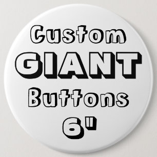 Badge Rond 15,2 Cm Géant 6" insigne de Pin de bouton