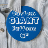 Badge Rond 15,2 Cm Géant 6" insigne de Pin de bouton (En situation)