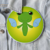 Badge Rond 15,2 Cm Gekota À ailes (En situation)