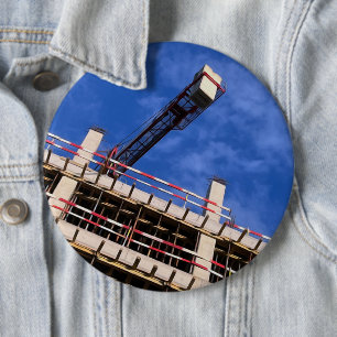 Badge Rond 15,2 Cm Géométrie dans l'air