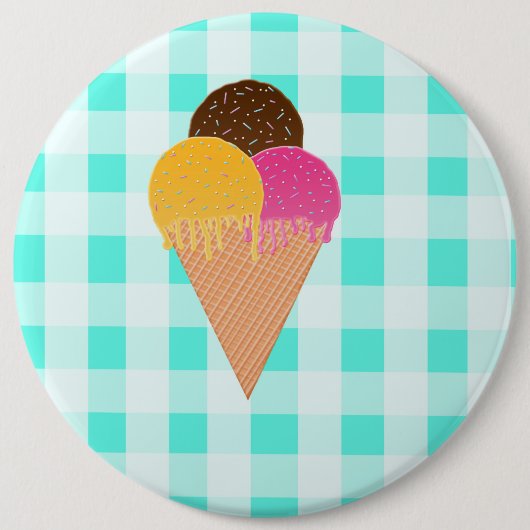 Badge Rond 15,2 Cm glace (Devant)