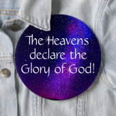 Badge Rond 15,2 Cm Gloire de Dieu (En situation)