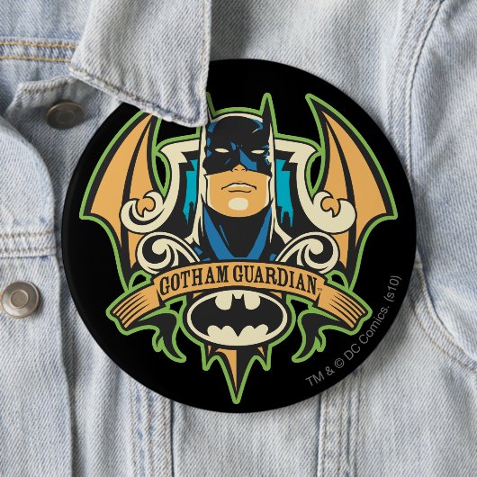 Badge Rond 15,2 Cm Gotham Guardian (En situation)
