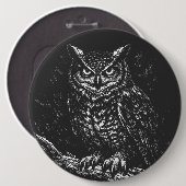 Badge Rond 15,2 Cm Grand-duc d'Amérique — par BurnsInHell (Devant & derrière)