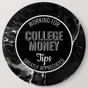 Badge Rond 15,2 Cm Granite noir Conseils appréciés Financement un