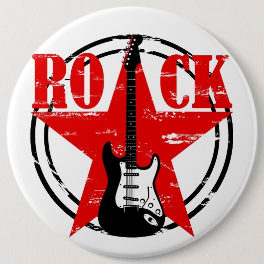 Badge Rond 15,2 Cm Grunge (Devant)