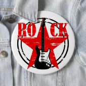 Badge Rond 15,2 Cm Grunge (En situation)