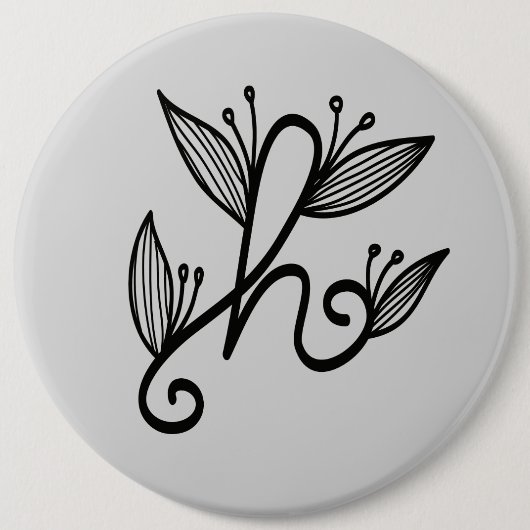 Badge Rond 15,2 Cm h manuscrit (Devant)