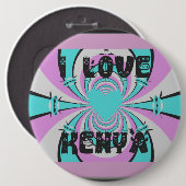 Badge Rond 15,2 Cm Hakuna Matata Kenya (Devant & derrière)