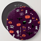 Badge Rond 15,2 Cm Halloween (Devant & derrière)