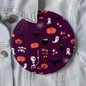 Badge Rond 15,2 Cm Halloween (En situation)