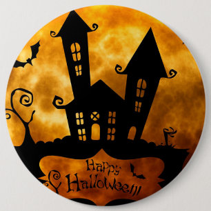 Badge Rond 15,2 Cm Halloween Colossal, Bouton rond 6 pouces