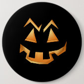 Badge Rond 15,2 Cm Halloween déplaisant Citrouille (Devant)