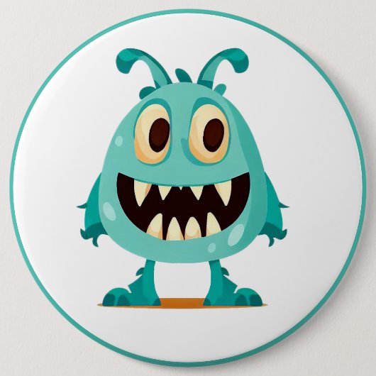 Badge Rond 15,2 Cm Halloween/Monster/dessin animé (Devant)