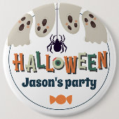 Badge Rond 15,2 Cm Halloween sombre (Devant)