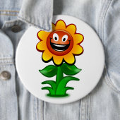 BADGE ROND 15,2 CM HEUREUX SOUFFRE (En situation)