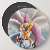 Badge Rond 15,2 Cm Holyangemon (Devant & derrière)