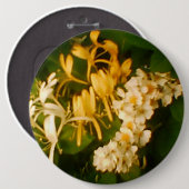Badge Rond 15,2 Cm Honeysuckel Wild Floral (Devant & derrière)