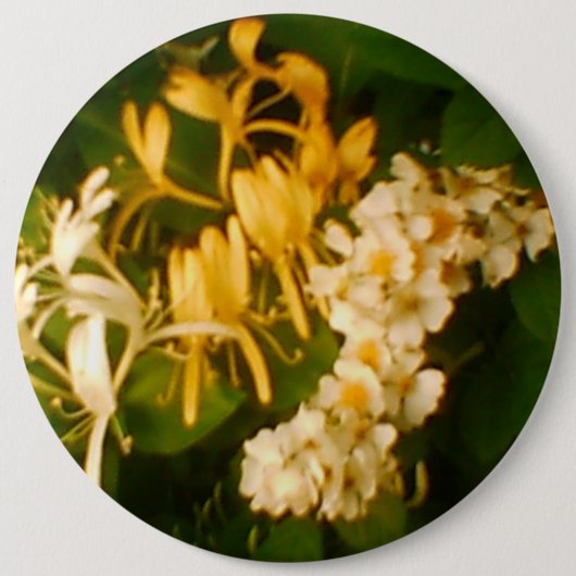 Badge Rond 15,2 Cm Honeysuckel Wild Floral (Devant)