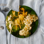 Badge Rond 15,2 Cm Honeysuckel Wild Floral (En situation)