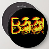 Badge Rond 15,2 Cm HUEZ ! Bouton (Devant & derrière)