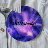 Badge Rond 15,2 Cm Hug de plasma (En situation)