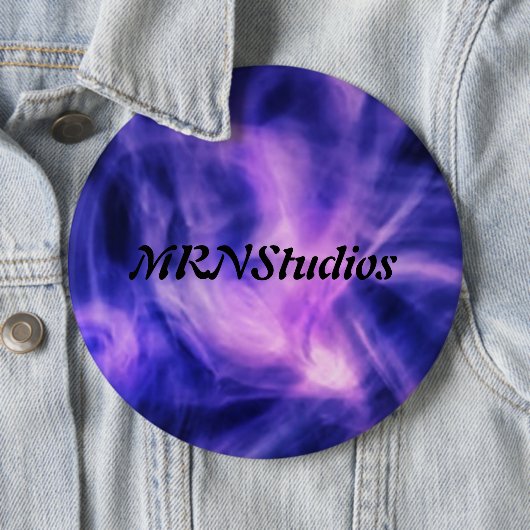 Badge Rond 15,2 Cm Hug de plasma (En situation)