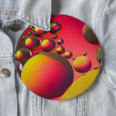 Badge Rond 15,2 Cm Huile sur l'eau (En situation)