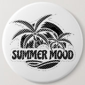 Badge Rond 15,2 Cm Humeur d'été (Devant)