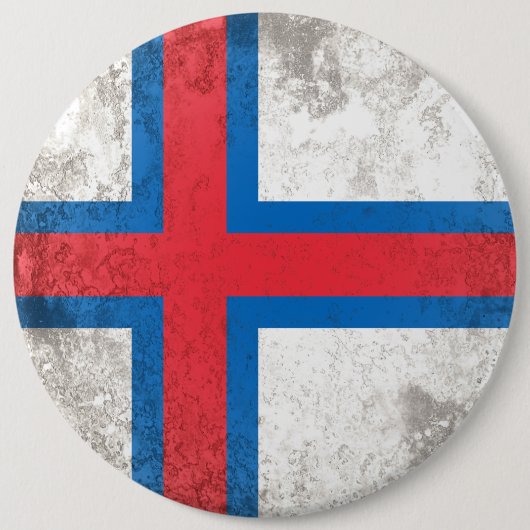 Badge Rond 15,2 Cm Îles Féroé (Devant)