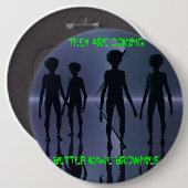 Badge Rond 15,2 Cm ILS VIENNENT -- Bouton (Devant & derrière)