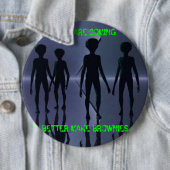 Badge Rond 15,2 Cm ILS VIENNENT -- Bouton (En situation)