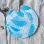 Badge Rond 15,2 Cm impression feuille (En situation)