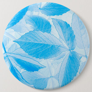 Badge Rond 15,2 Cm impression feuille