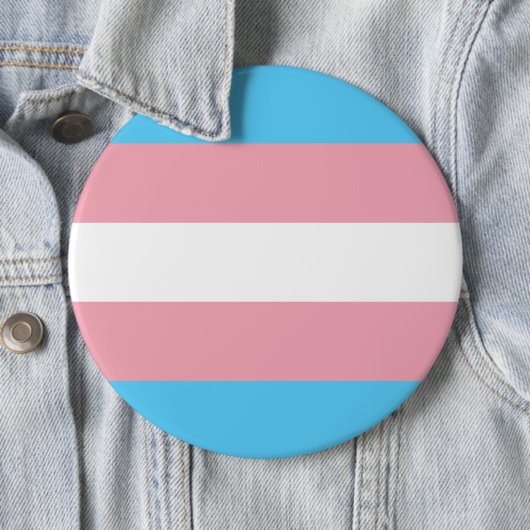 Badge Rond 15,2 Cm Indicateur de fierté transgenre (En situation)