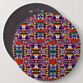 Badge Rond 15,2 Cm Insigne (Devant & derrière)