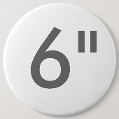 Badge Rond 15,2 Cm Insigne rond colossal 6 pouces personnalisé Modèle (Devant)