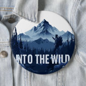 Badge Rond 15,2 Cm Into the Wild (En situation)