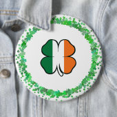 Badge Rond 15,2 Cm Irlande Saint Patrick's Day (En situation)