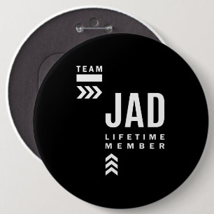 Badge Rond 15,2 Cm Jad Nom personnalisé Anniversaire Cadeau